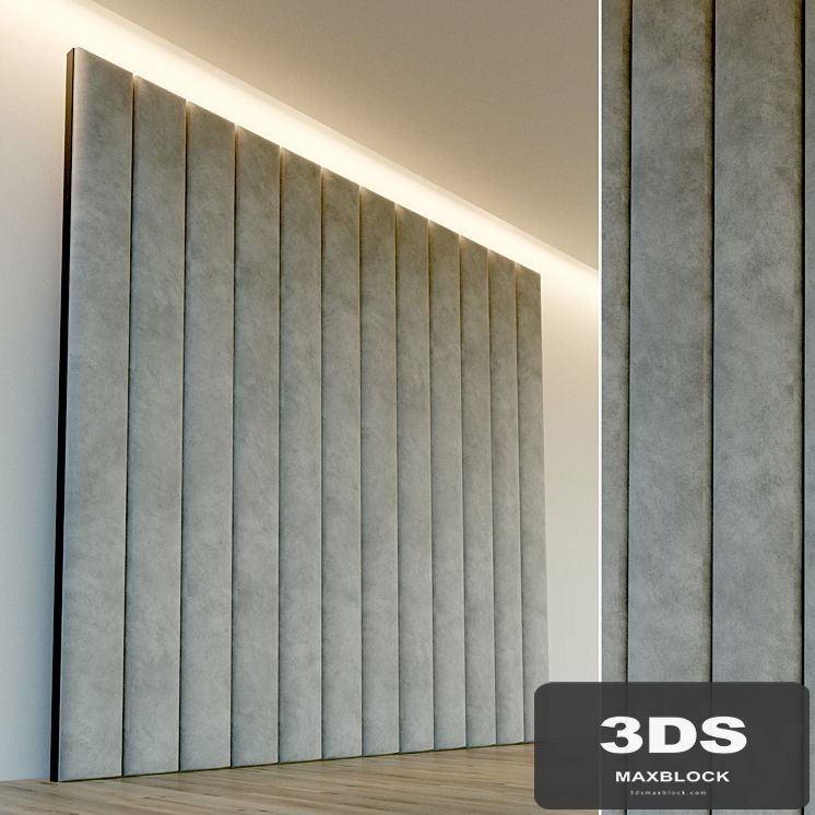 Decorative wall. Soft panel. 43