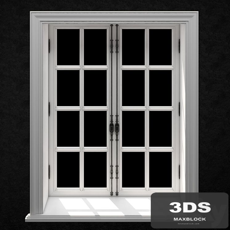 FRENCH WINDOW №1 1500x2000 (CORONA_VRAY)