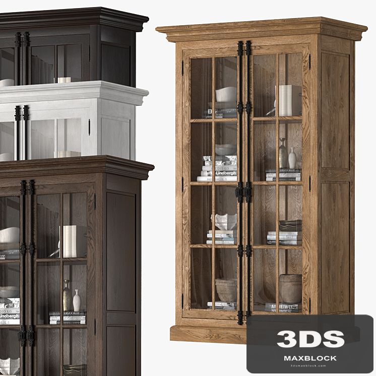 FRENCH CASEMENT DOUBLE-DOOR CABINET