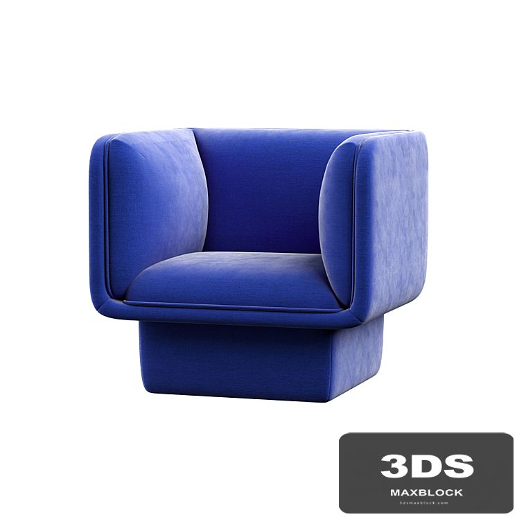 Block armchair