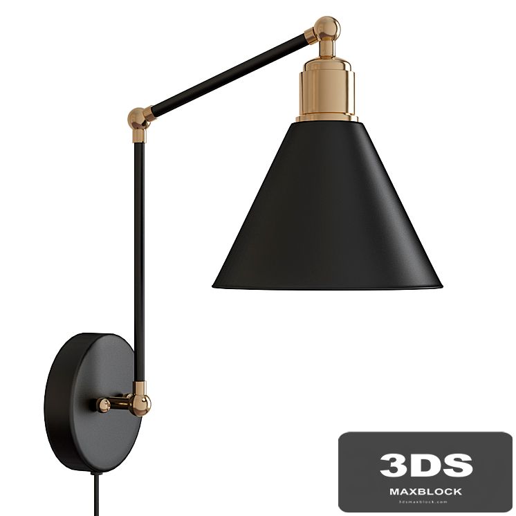 Wall-mounted IKEA lamps