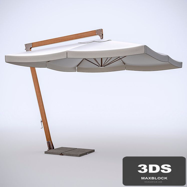 Umbrella for summer porches and cafes