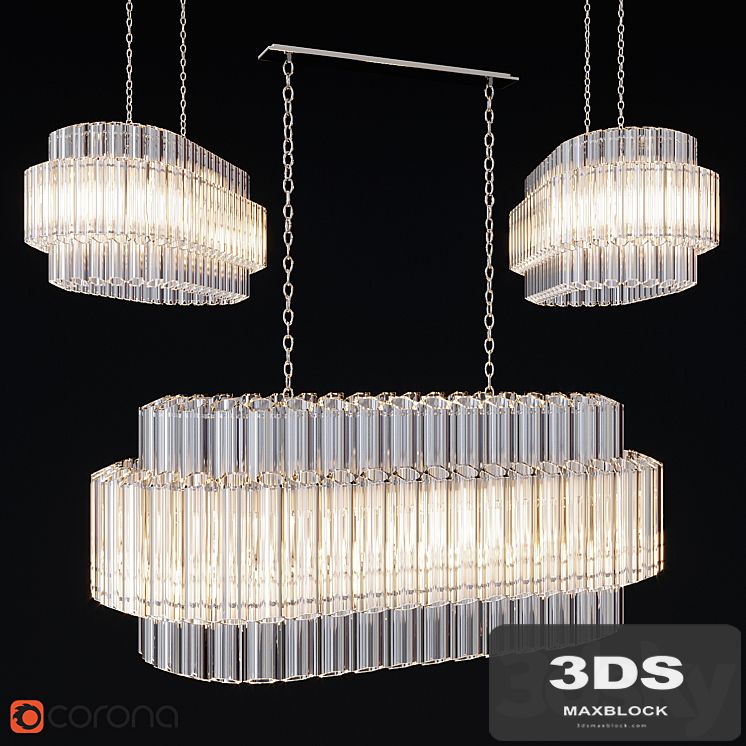 Chandelier Vittoria Rectangle