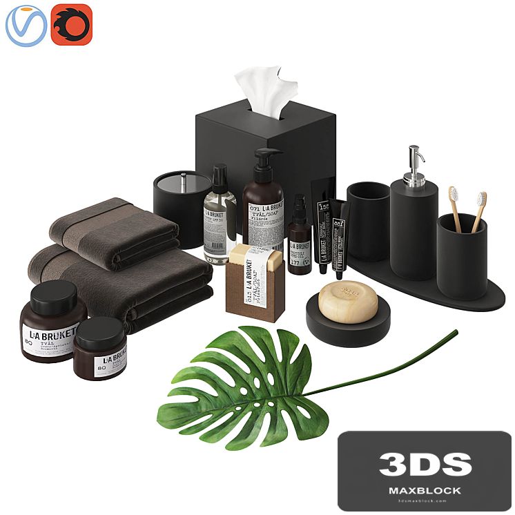 Modern Bathroom Accessories Black