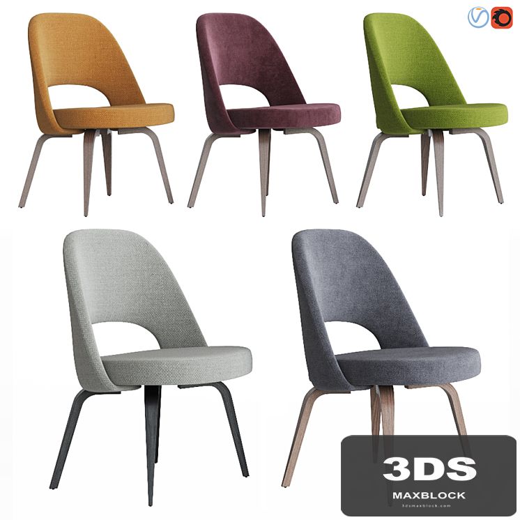 Saarinen Executive Side Chair Knoll