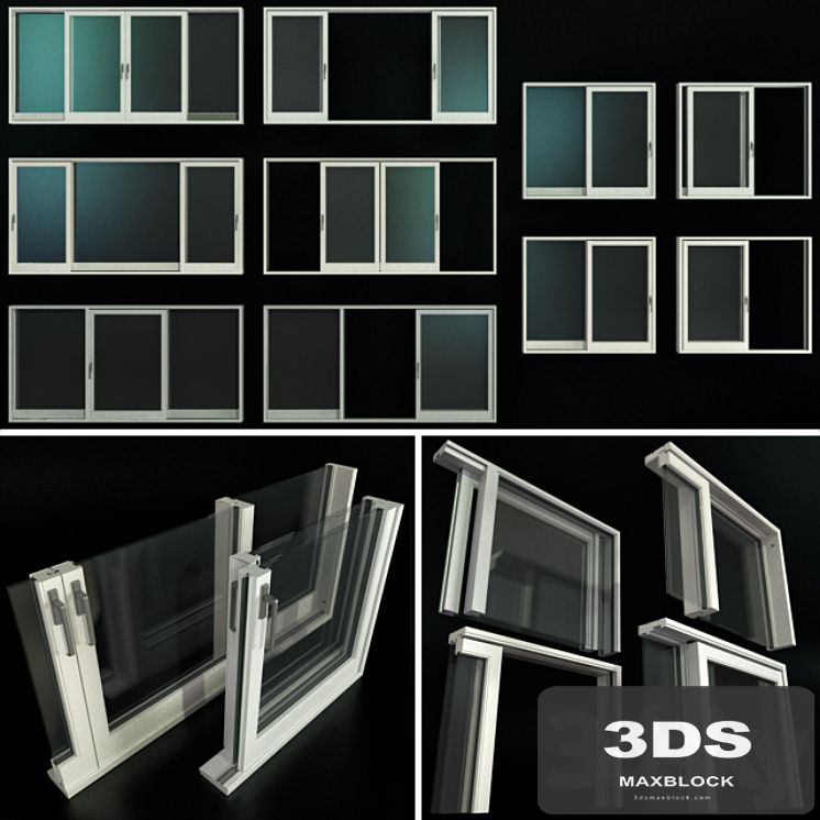 Sliding Stained Glass Aluminum Doors