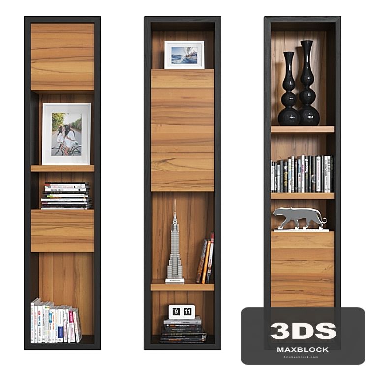 Shelves with decor 6.