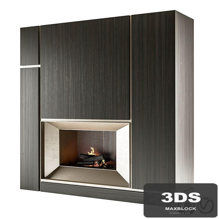Modern fireplace