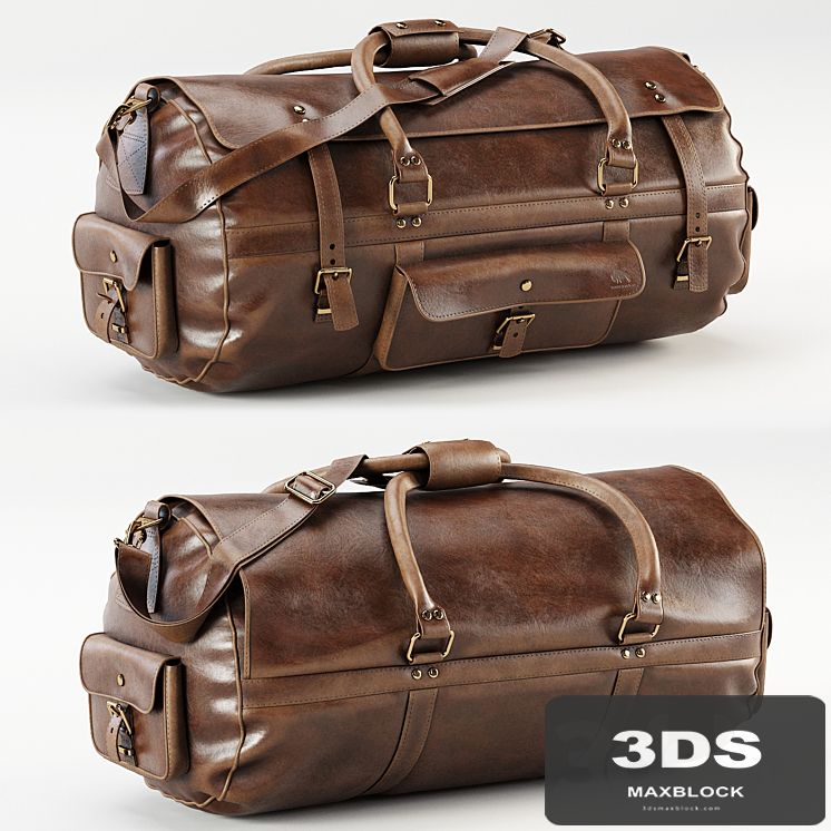 Roosevelt Buffalo Leather Travel Duffle Bag