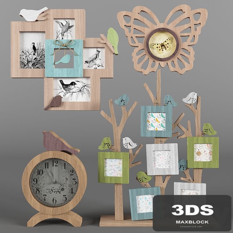 Photo frames and watch birds h. 2