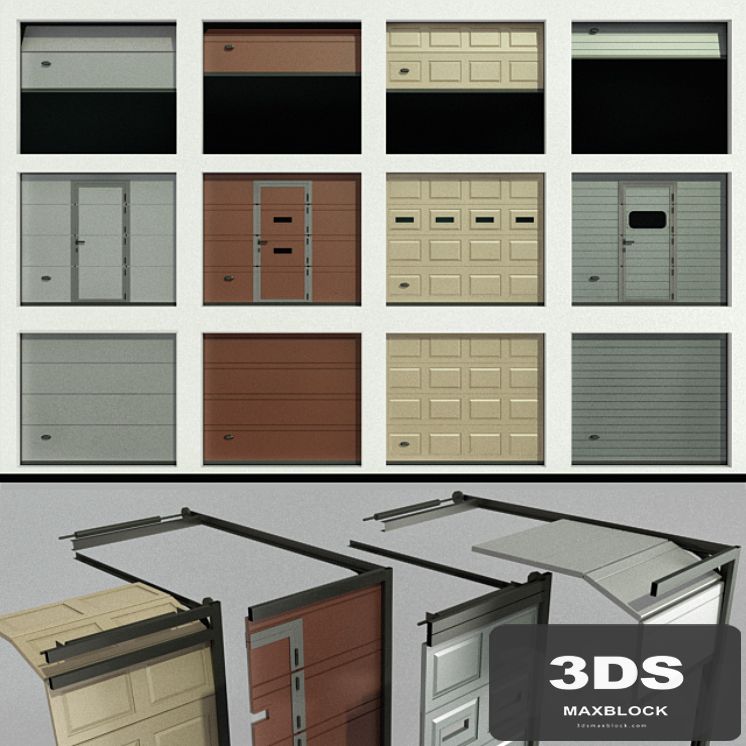 Gates for garage or warehouse