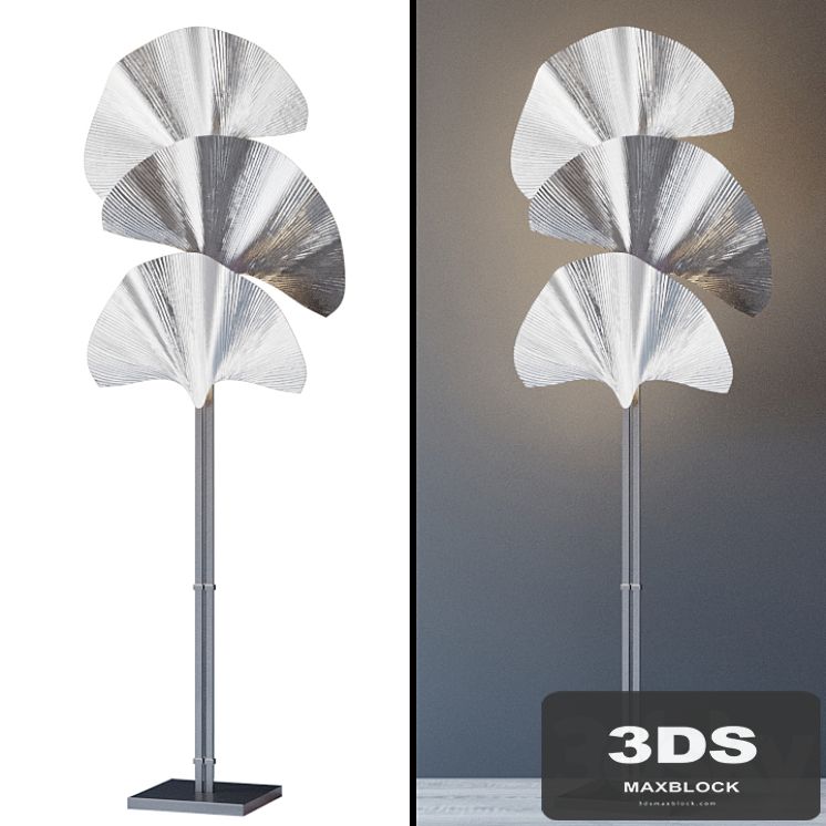 Floor Lamp Floor Lamp Las Palmas Silver