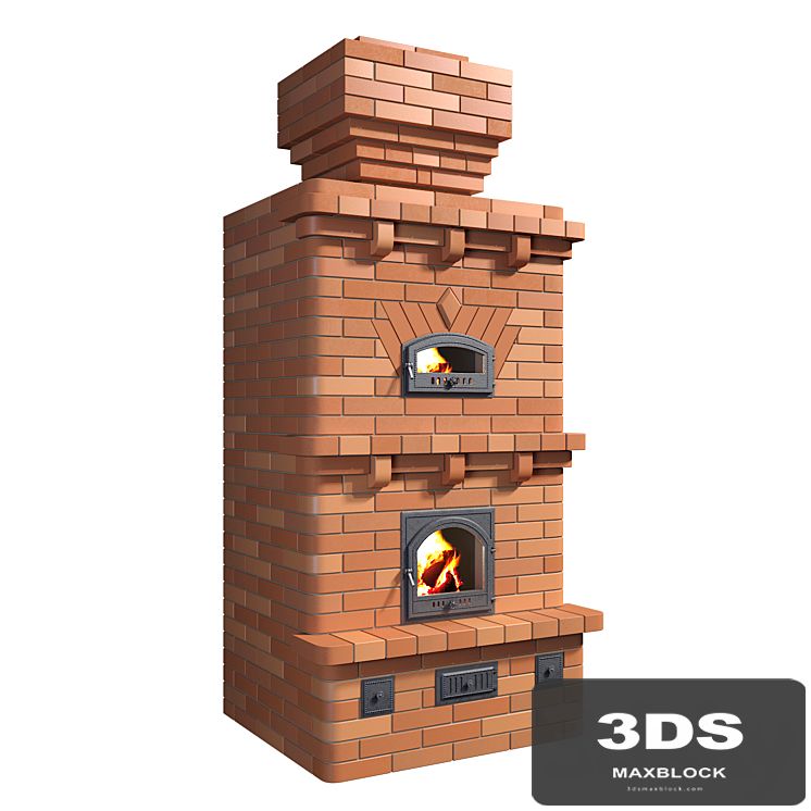Brick stove