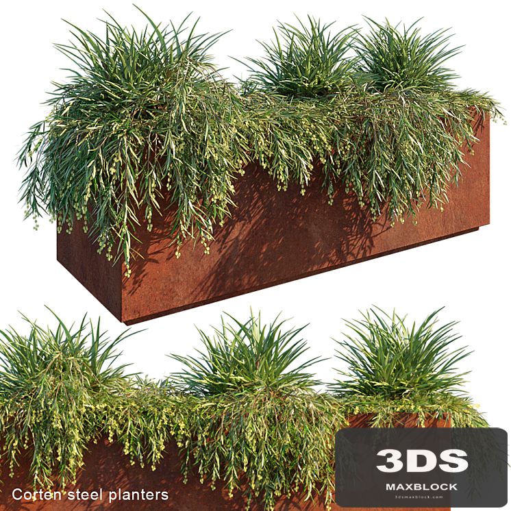 Corten Steel Planters