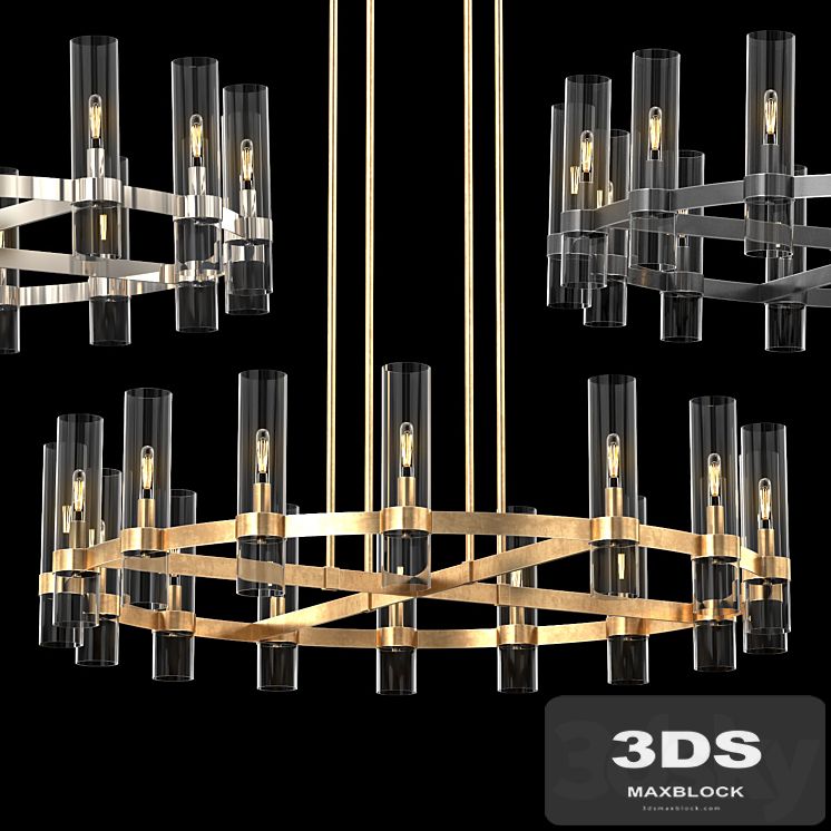 RAVELLE ROUND CHANDELIER 48
