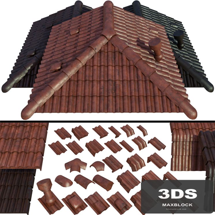 Ceramic roof tiles