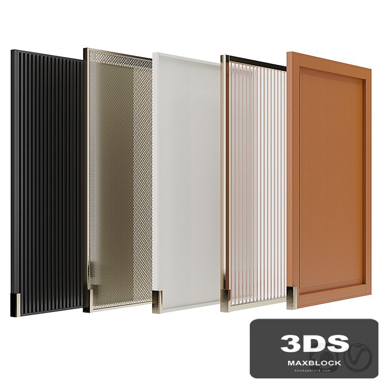 Cabinet doors set 01