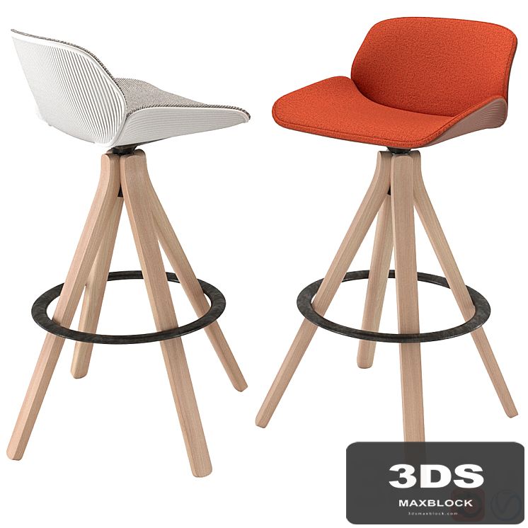 Bar Stool Nuez BQ2779 by Andreu World