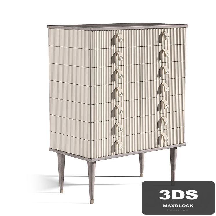 High chest of drawers Cipriani Homood Cocoon High chest of drawers