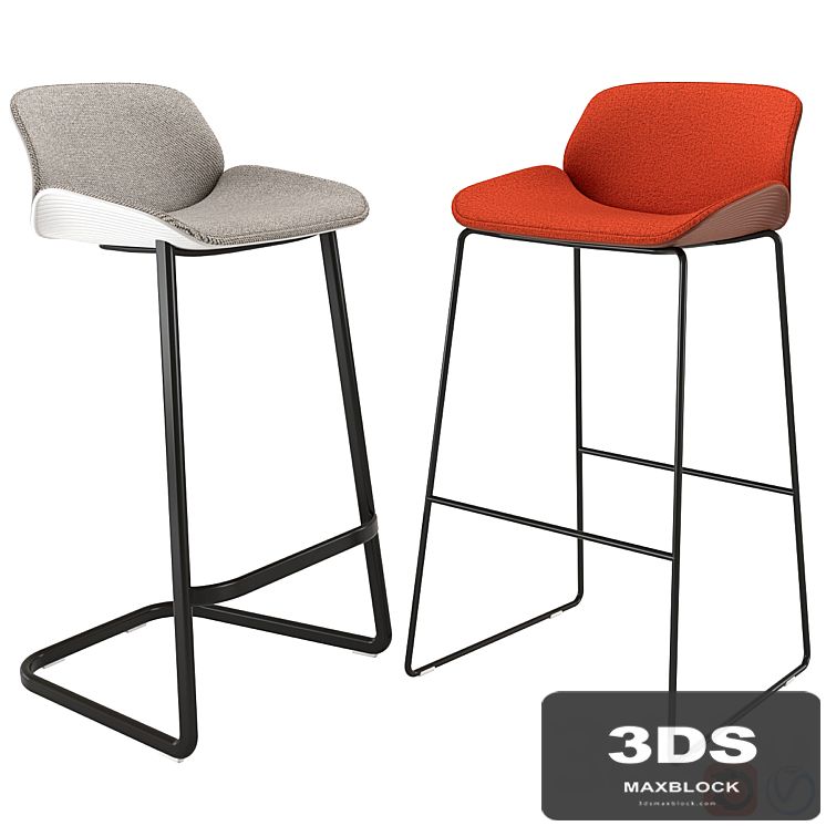 Bar Stool Nuez BQ2777 & BQ2781 by Andreu World