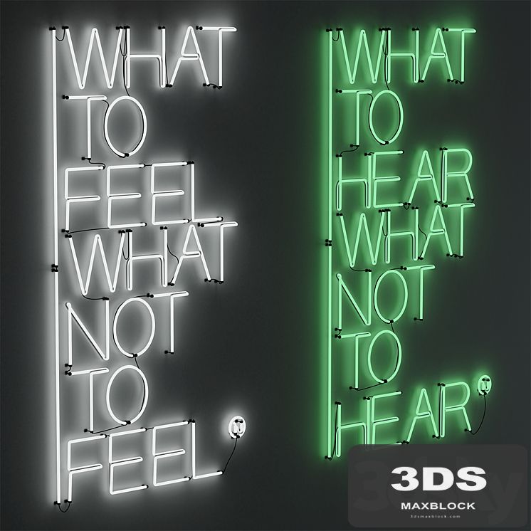 Neon sign by Galleria Fumagalli