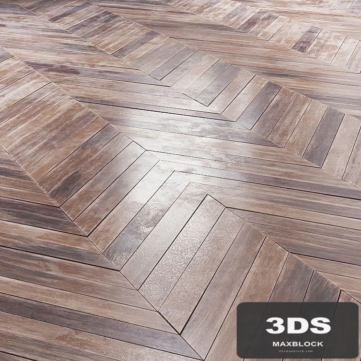 Parquet model merbau wood