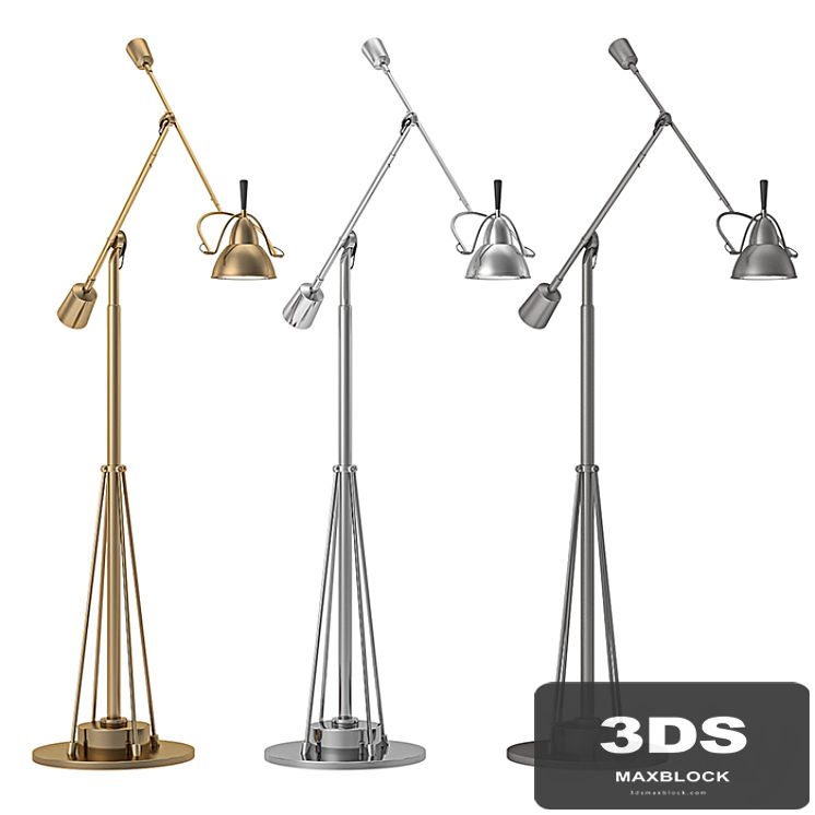 RH - Counterpoise Task Floor Lamp