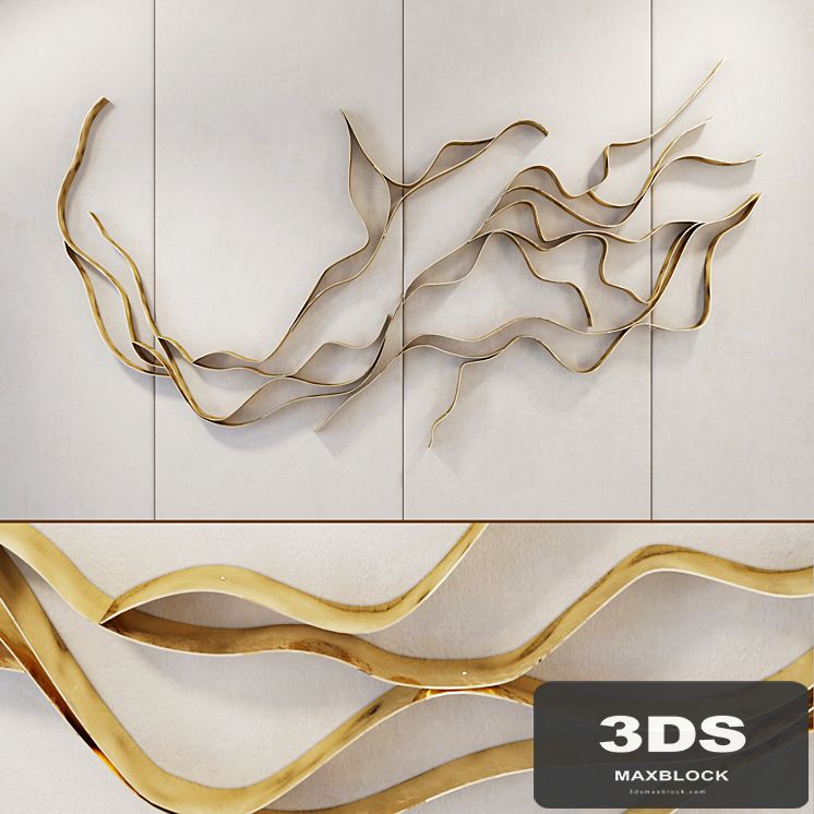 Waves _ Metal wall panel