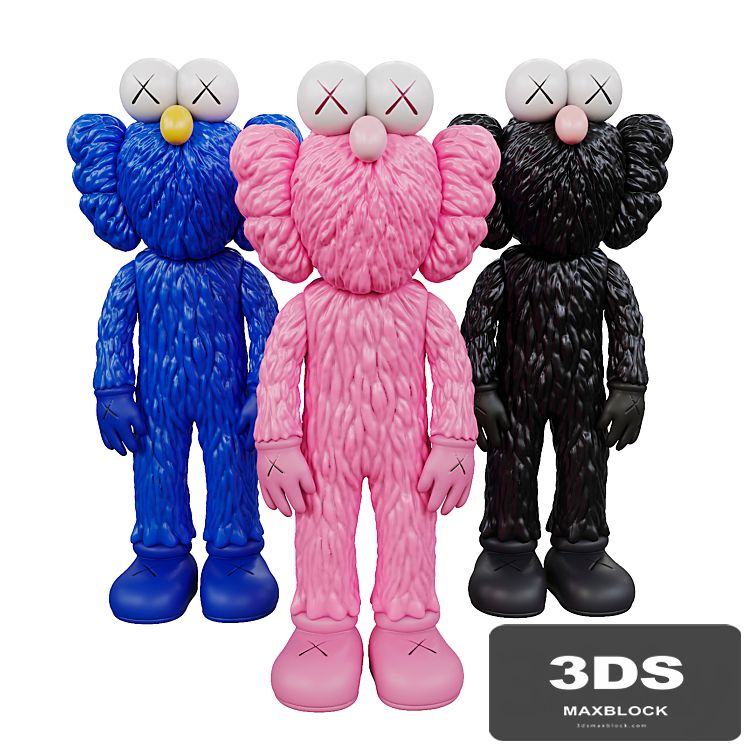 Heroes of the comic "Character KAWS BFF"
