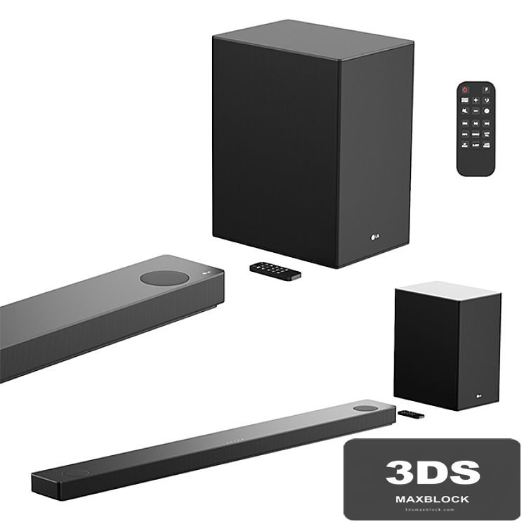 LG 5.1.2 ch High Res Audio Sound Bar w- Meridian Technology