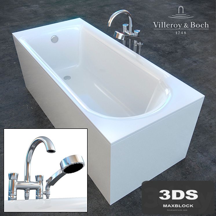 Bathroom faucet Pavia La Fleur. Villeroy &amp; Boch