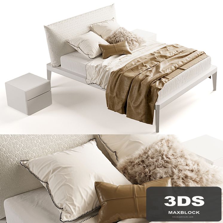 Bed Olivieri Andrea white