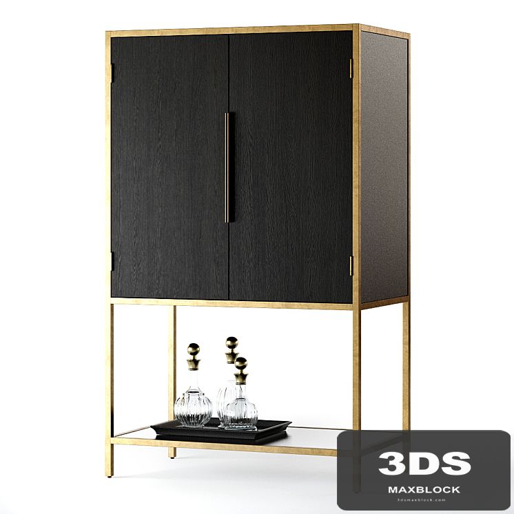 Crate and Barrel Oxford Bar Cabinet