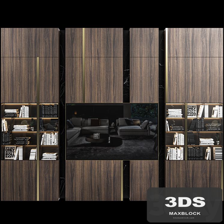 Tv wall set 08