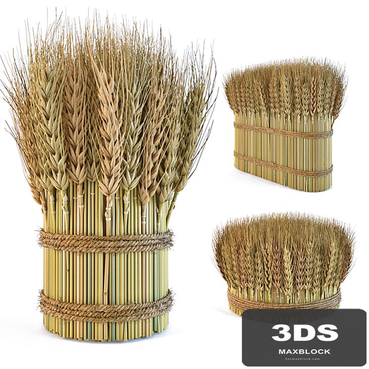 Decorative sheaves of wheat ears 2