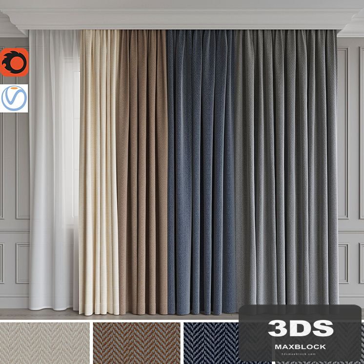 A set of curtains 5