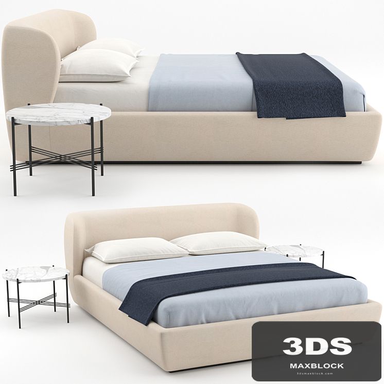 Stay Bed + TS Coffee Table by GUBI