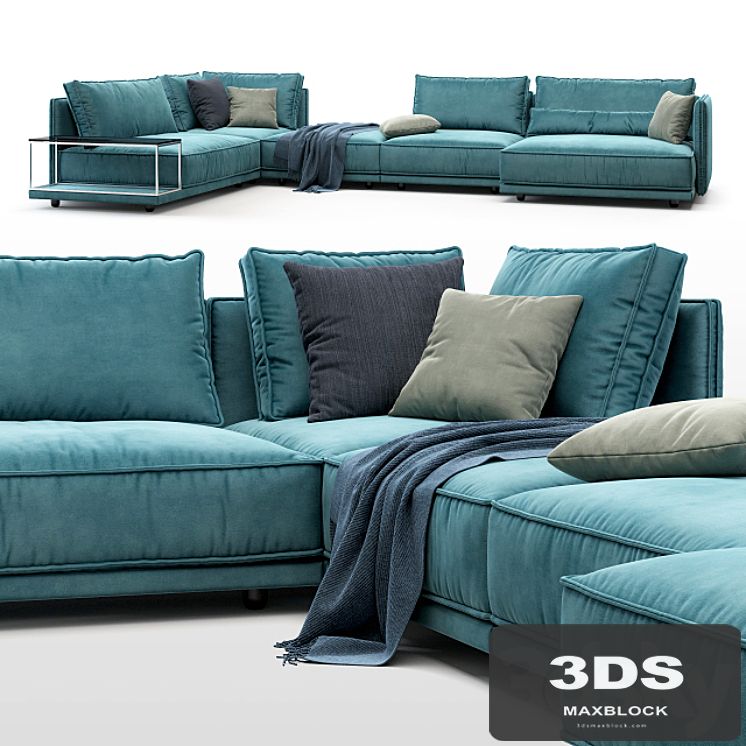Cube Lounge sofa (v1)