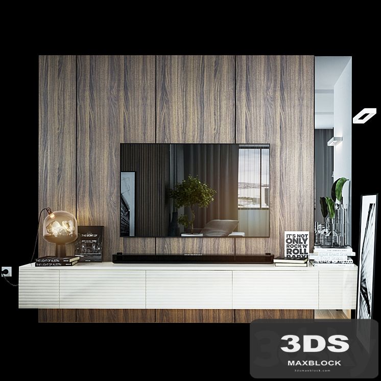 Tv wall set 02
