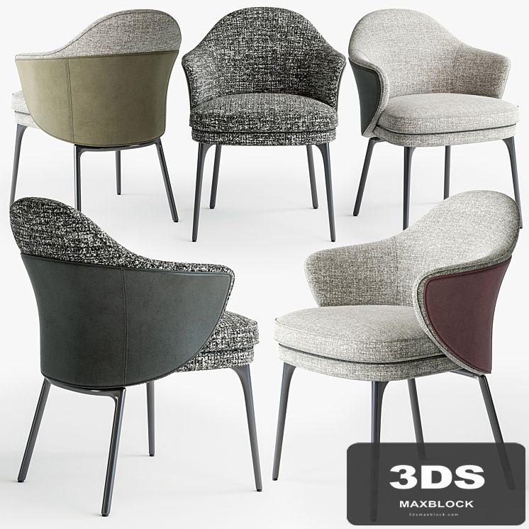 Minotti Angie dining armchair