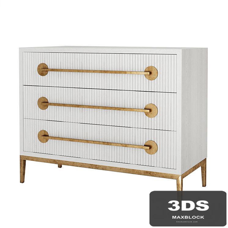 Carlyle Three-Drawer Chest