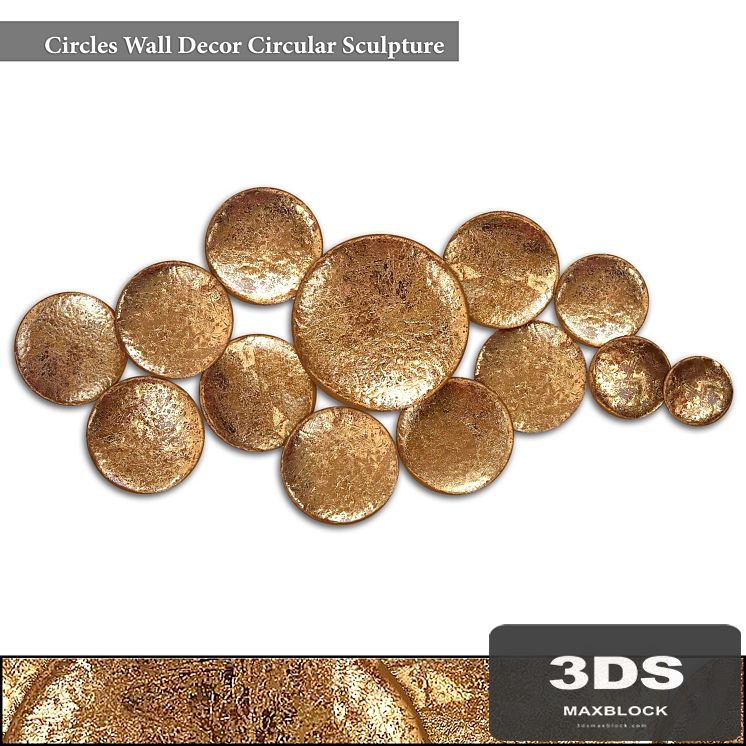Circles Wall Decor Circular Sculpture
