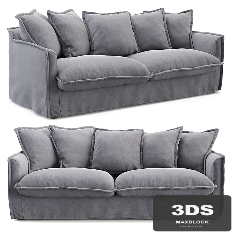 Livingston sofa charcoal gray