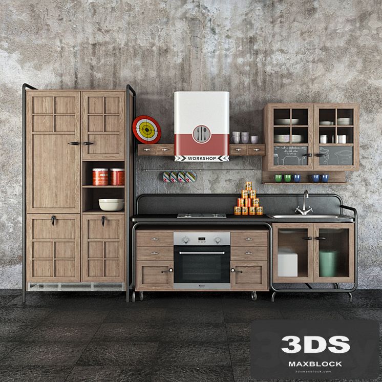 Dialma Brown Workshop kitchen