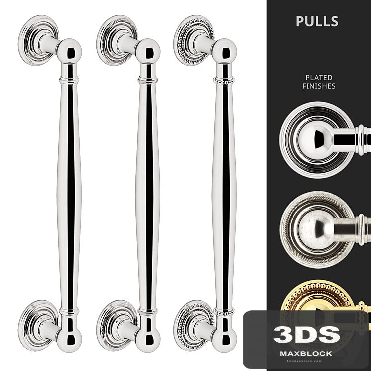 Door Pull Handles Nanz N ° 6826, 26R, 26B