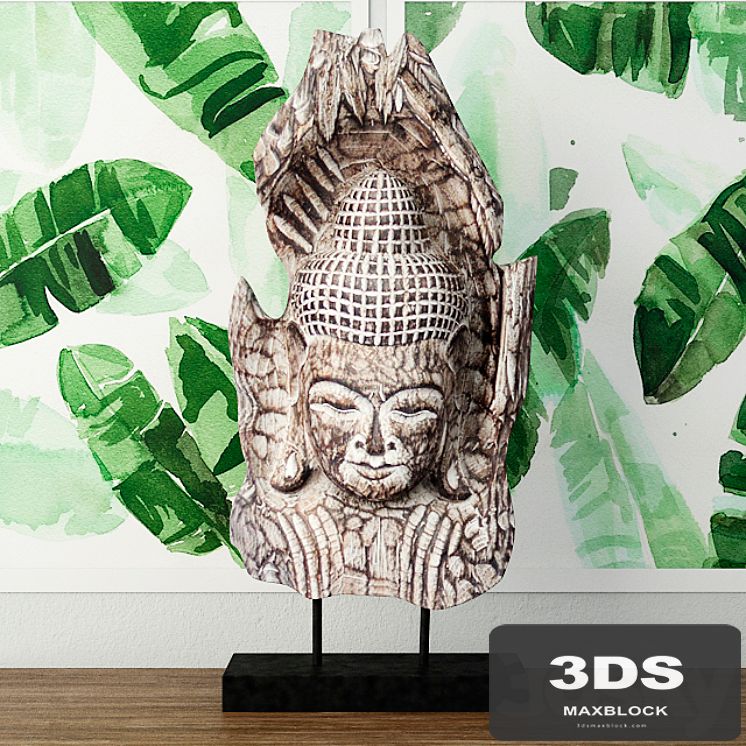 Albesia Wood Buddha Decoration