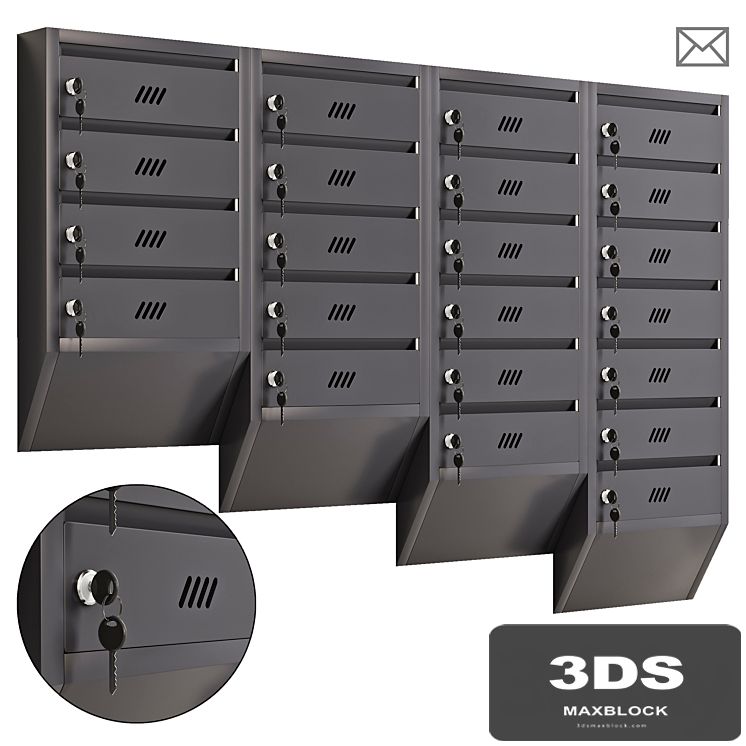 Vertical mailbox "Standard" (mailbox)