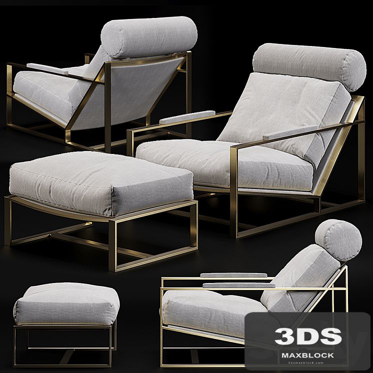 RH Milo Baughman Model # 3418, 1965 Chair