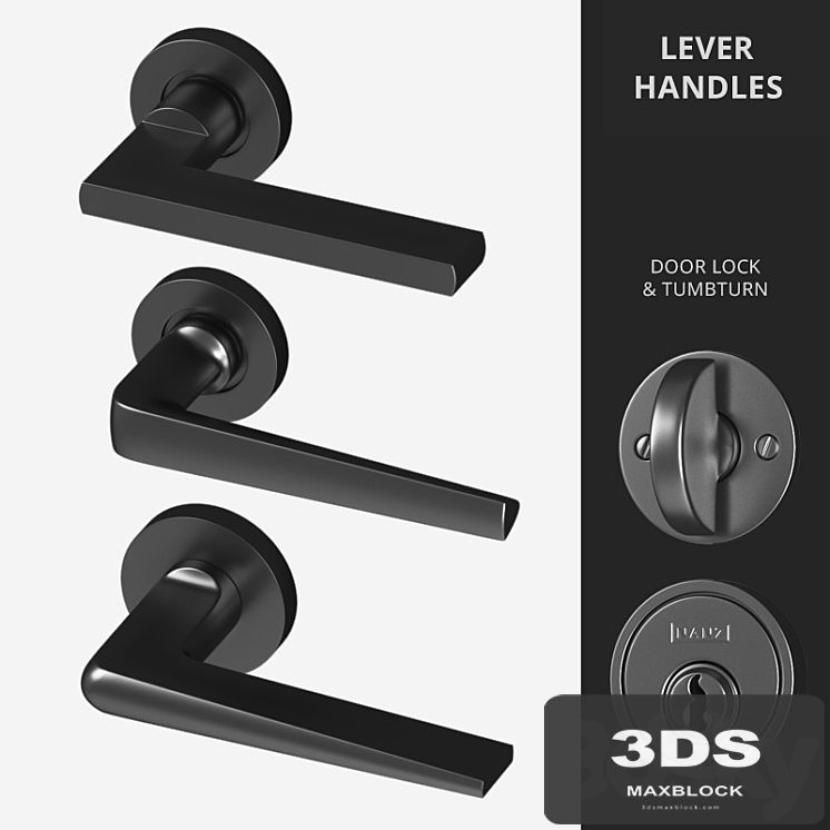Door Lever Handles Nanz N ° 2065, 2085, 2079