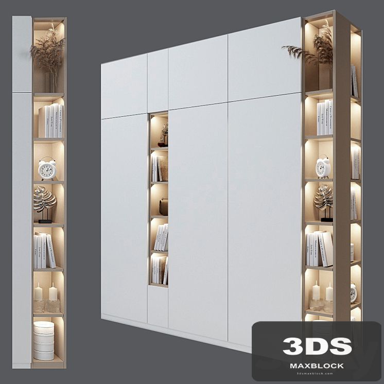 Cupboard with shelves 2